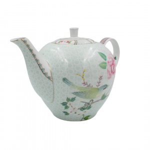 Ceainic din porțelan, Pip Studio, White, 1.6l, colecția Blushing Birds - Img 2