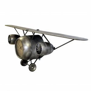 Ceas de perete în formă de avion - Img 4