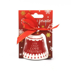Clopoțel decorativ „LIVE LAUGH LOVE CHRISTMAS"