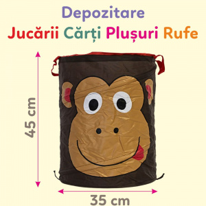 Coș depozitare multifuncțional model maimuțică - Img 2