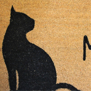 Covor intrare fibră cocos 43x73cm Meow - Img 3