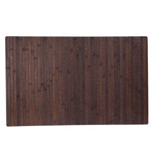 Covoraș flexibil, anitderapant, din bambus wenge, 80X50cm