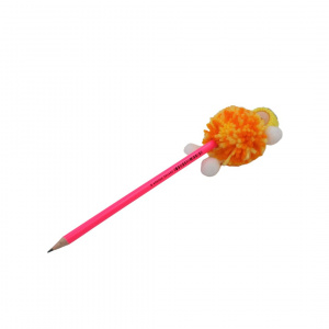 Creion figurină Bebeluș galben 22 cm
