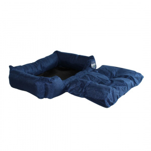 Culcuș căței culoarea bleumarin 61x45x12 cm - Img 2