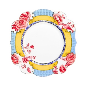 Farfurie din porțelan, Breakfast, Pip Studio, 23.5cm, colecția Royal Multi