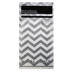 Fata de masa 137x274 cm CHEVRON SILVER