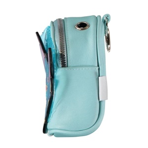 Geantă micro, crossbody, Lilo & Stitch, design surf, lanț metalic, 12x10x4 cm, brand Difuzed - Img 3