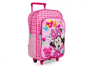 Ghiozdan troller, Perletti, model Minnie Mouse, 36 cm, colecția Minnie - Img 1