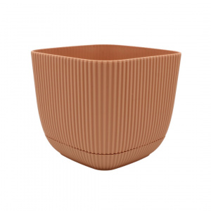 Ghiveci pentru flori 1800 ml plastic cărămiziu - Img 1