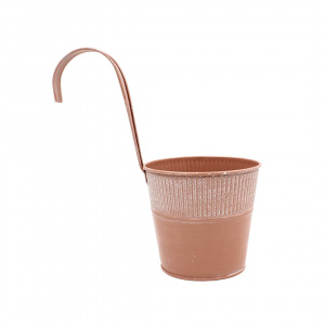Ghiveci roz 12,5 cm pentru balustradă - Img 4