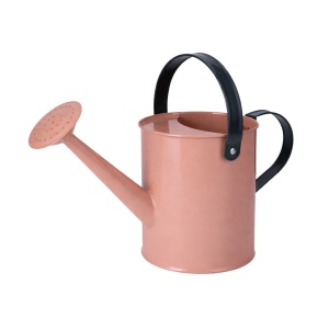 Stropitoare de mână pentru grădină, din metal, design modern pentru copii, culoare roz cu gri, 13 cm