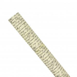 Hârtie pentru ambalat cadouri Retro, text, 200x70 cm