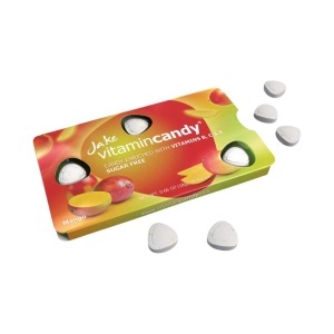 Jake Vitamin Candy – bomboane fără zahăr cu Vitamina C, mango, cutie cu 12 blistere