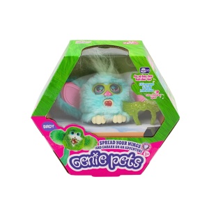 Jucărie interactivă, Genie Pets, BIRDY, lumini colorate, sunete și cântece, funcție aripi, 3x LR44, 3+ ani