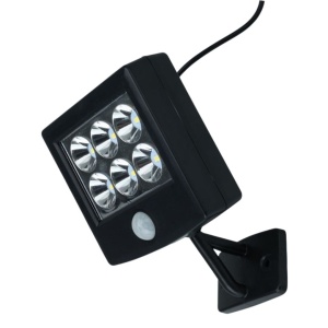 Lampa solară de exterior cu senzor de mișcare, panou solar separat, LED puternic