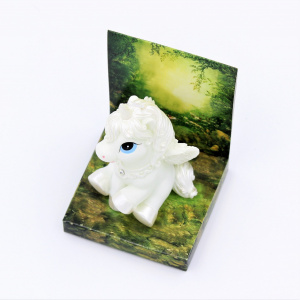 Lumânare decorativă figurină - Unicorn 4x5x8 cm - Img 2