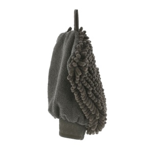 Mănușă din microfibră, pentru uscarea rapidă a câinelui, dogs collection, culoarea gri, 23x18 cm