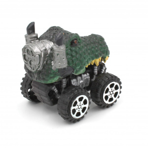 Mașinuță cu sistem friction crocodil multicolor - Img 2