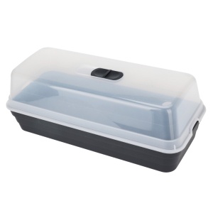 Mini Seră Profesională cu Capac și Aerisire Reglabilă – 53x23x20 cm, Ideală pentru Răsaduri și Semințe