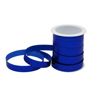 Minirolă rafie albastru metalizat 10m x 10mm - Img 1