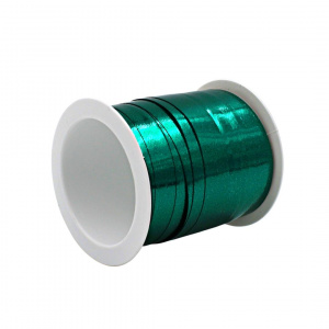 Minirola rafie lucioasa verde închis 10m x 10mm