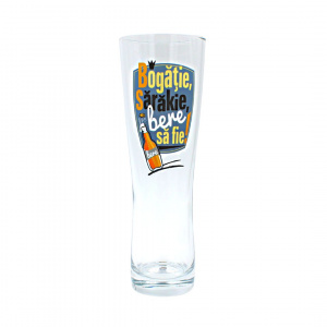 Pahar pentru bere BOGĂȚIE, SĂRĂKIE 600ml