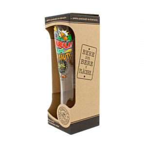 Pahar pentru bere EVITĂ MAHMUREALA 600ml