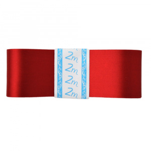 Panglică textilă ROȘU 38mm x 2m