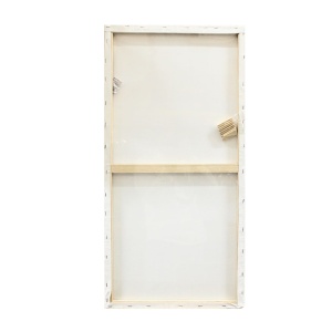 Pânză de pictură, pe șasiu, 40x80 cm – 100% bumbac, grundată, pentru acrilic și ulei