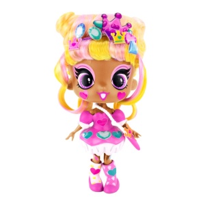 Păpușă Mini Decora Regina 13 cm cu Accesorii – Păpușă de Personalizat, Peste 40 Surprize, păr lung, colecția Decora Girlz