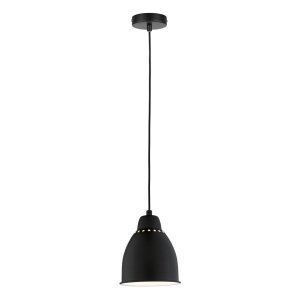 Pendul Neordic Hilla pentru plante, max. 1x40W, bec E27, culoare negru, 230V, din metal