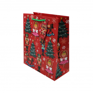 Pungă cadou Crăciun SDE M NUTCRACKER