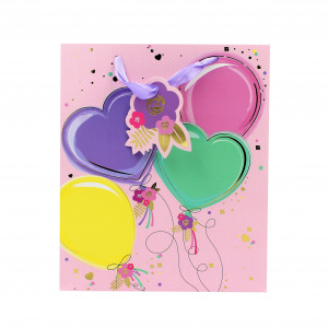 Punga cadou hartie M Pastel Balloons