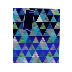 Punga cadou M hartie triangles - Img 1
