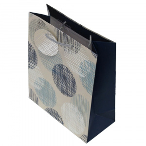 Punga de cadou hartie L CIRCLES