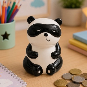 Pușculiță din ceramică model panda zen