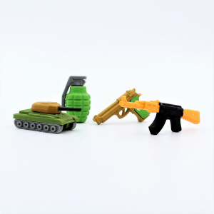 Radiere puzzle colecționabile seria Arme și muniție mitralieră