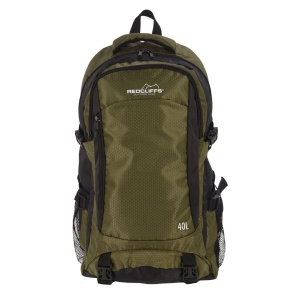 Redcliffs foldable backpack, 40 L, with pockets, 33 x 19 x 54 cm, khaki green