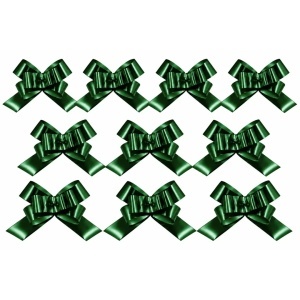 Set 10 funde verzi, decorative, autoformabile pentru cadouri, metalizate, 50 x 3 cm, Brizzolari