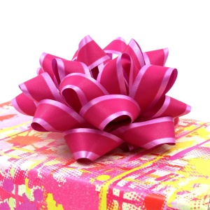 Set 10 steluțe autoadezive, 9 cm, Brizzolari, culoarea roz mat - Img 3