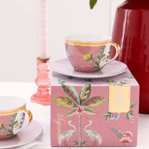 Set 2 cești cu farfurioare, Pip Studio, colecția La Majorelle