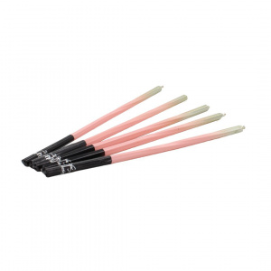 Set 5 lumânări tort Ginza, roz auriu Celebright 14.5cm