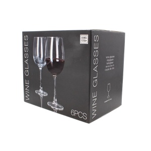 Set 6 pahare vin Atmós Fera, 350 ml, sticlă transparentă, potrivite pentru vin alb, compatibile mașină de spălat vase