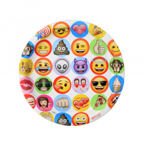 Set 8 Farfurii 23 cm Emoj