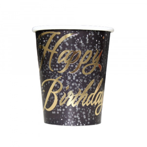 Set 8 pahare 250 ml GLITZ