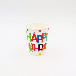 Set 8 pahare 260ml Happy birthday - Img 3