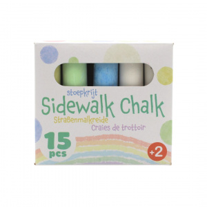 Set cretă colorată pentru asfalt 15 bucăți - Img 3