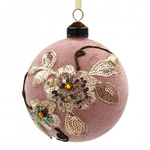 Set Decoris 2 globuri rose elegante