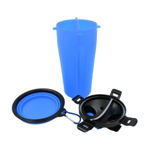 Set hrană animale Koopman, pentru apă și mâncare, compartimente duble 440 ml, Dogs Collection, fără BPA, FSC, albastru cu negruSet hrană animale Koopman, pentru apă și mâncare, compartimente duble 440 ml, Dogs Collection, fără BPA, FSC, albastru cu negru