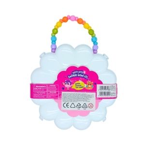 Set mărgele copii, Genie Pets Twinkle Bead Kit Bufniță mov & Bufniță portocalie, 350+ piese, 3+ ani